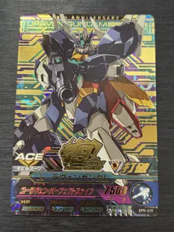 EPR-019 Euraven 9th Rare Gundam Try Age Card Holo Japanese - Image 1