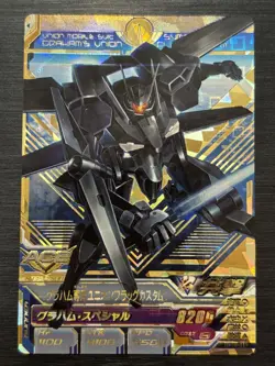DW5-019 P Graham Union Flag Perfect Rare Gundam Try Age Card Holo Japanese - Image 1