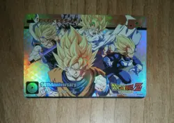 Prism Flash Card - DRAGON BALL Z - 50TH Anniversary JUMP - Fan Card - CARDDASS - Image 2