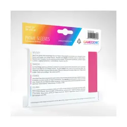 GameGenic Card Protection Prime Sleeves - Pink (100) New - Image 2