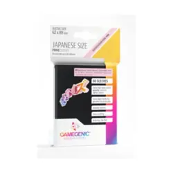 GameGenic Card Sleeves Prime Japanese - Black (60) New - Image 1