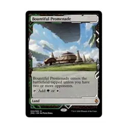 WOTC MtG Zendikar Rising Expeditions Bountiful Promenade (MR) NM - Image 1