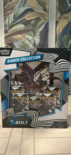 Brand New Pokemon Black Bolt ETB & Binder Collection - Unova Region Pokemon - Image 2