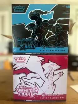 Pokemon Black Bolt & White Flare Elite Trainer Box Set - Image 1