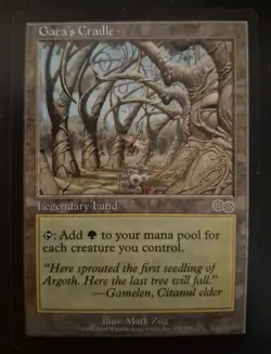 Magic The Gathering / MTG Gaea's Cradle | Urza's Saga | Regular | Near Mint (NM) - Image 1