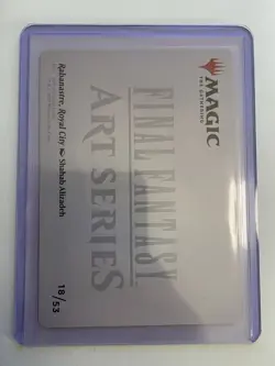 #18 Rabanastre, Royal City Gold Stamped Final Fantasy Art Series MTG Card 18/53 - Image 2