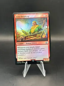 MAGIC THE GATHERING FINAL FANTASY ITEM SHOPKEEP (FOIL) COMMON C 142 FIN MTG - Image 1