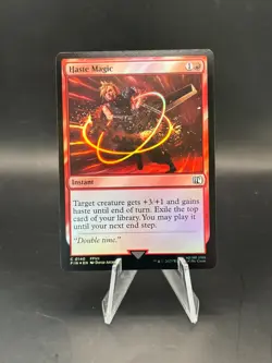 Haste (Foil) - Final Fantasy - NM - MTG Magic - Common - Instant - Image 1