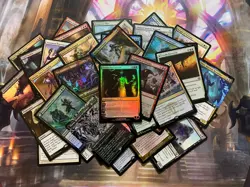 MTG - ALL RARE COLLECTION [OF 25] -PLANESWALKER, MYTHICS & FOILS INCLUDED! EX-NM - Image 1