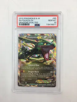 2012 Pokemon B&W Rayquaza EX #85 Dragons Exalted - PSA 10 - Image 1