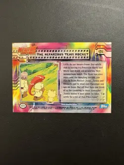 Pokemon The Nefarious Team Rocket Pokemon Topps Mewtwo Strikes Back 12 Nonfoil - Image 2