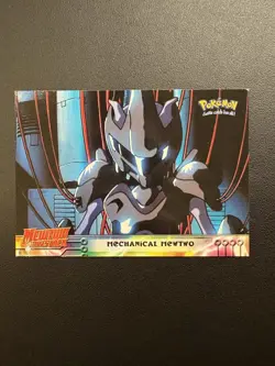 Pokemon TCG Mechanical Mewtwo Pokemon Topps Mewtwo Strikes Back 6 Nonfoil - Image 1
