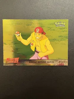 Pokemon TCG Battle Before Lunch Pokemon Topps Mewtwo Strikes Back 10 FOIL - Image 1