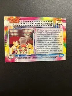 Pokemon TCG Like It Never Happened Pokemon Topps Mewtwo Strikes Back 40 FOIL - Image 2