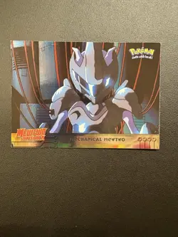 FOIL Pokemon TCG Mechanical Mewtwo Pokemon Topps Mewtwo Strikes Back 6 - Image 1