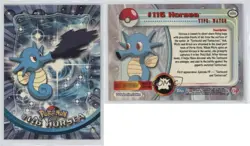 Horsea Topps Pokemon TV Animation Edition Series 2 #116 2000 8d4 - Image 3