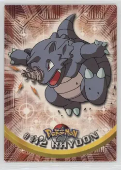 Rhydon Topps Pokemon TV Animation Edition Series 2 #112 2000 1bu3 - Image 1