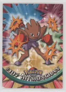 Hitmonchan Topps Pokemon TV Animation Edition Series 2 #107 2000 05ti - Image 1