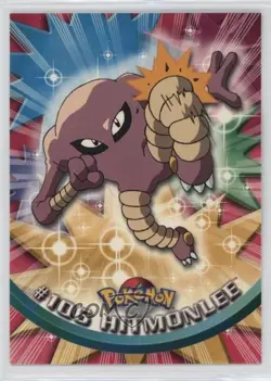 Hitmonlee Topps Pokemon TV Animation Edition Series 2 #106 2000 8d4 - Image 1