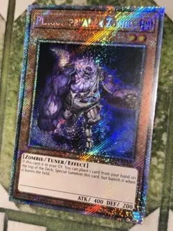 YuGiOh PLAGUESPREADER ZOMBIE Platinum Secret Rare RA03-EN207 - Image 1