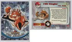 Kingler Topps Pokemon TV Animation Edition Series 2 #99 2000 8d4 - Image 3