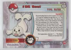 Seel Topps Pokemon TV Animation Edition Series 2 #86 2000 0b2 - Image 2