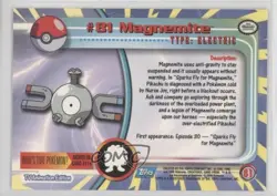 Magnemite Topps Pokemon TV Animation Edition Series 2 #81 2000 05ti - Image 2