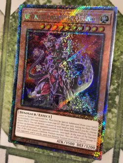 YuGiOh ULTIMATE CONDUCTOR TYRANNO Platinum Secret Rare RA04-EN287 - Image 1