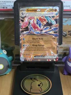 Pokemon Card Greninja ex 106/167 Double Rare Temporal Forces Near Mint - Image 1