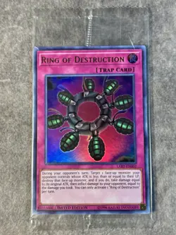 Yugioh SEALED Ring of Destruction LART-EN007 Ultra Rare Limited Edition!! - Image 1