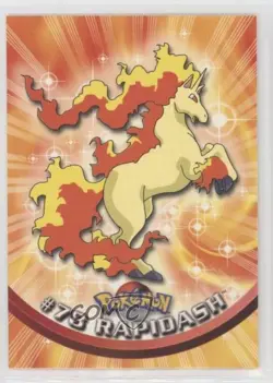 Rapidash Topps Pokemon TV Animation Edition Series 2 #78 2000 0l4h - Image 1