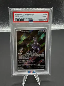 2023 POKEMON SVP EN-SV PROMO 151 ULTRA-PREMIUM COLLECTION #052 MEWTWO PSA 9 - Image 1