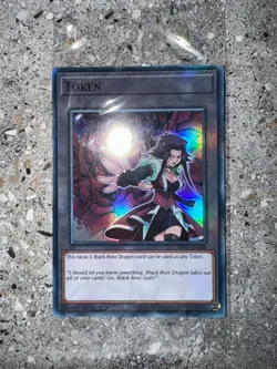 Yugioh TCG Token - Akiza & Black Rose Dragon TKN5-EN008 Foil Factory Sealed - Image 3
