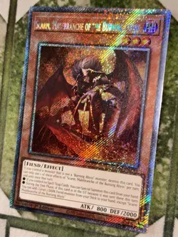 YuGiOh SCARM, MALEBRANCHE OF THE BURNING ABYSS Platinum Secret Rare RA04-EN233 - Image 1