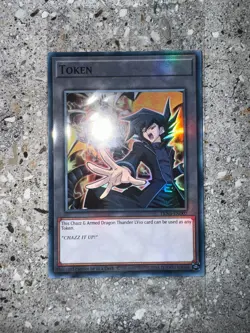 Yugioh Token - Chazz & Armed Dragon Thunder LV10 TKN5-EN007 Foil Factory Sealed - Image 3