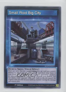 Small Roid Big City 1st Ed. YuGiOh Speed Duel GX: Midterm Paradox 4dv - Image 1