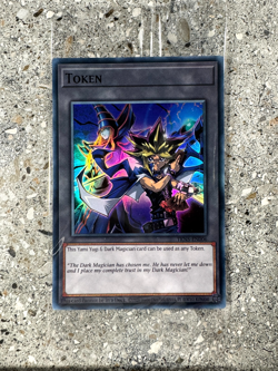 Yugioh TCG Token -Yami Yugi & Dark Magician TKN5-EN006 Foil Factory Sealed - Image 1
