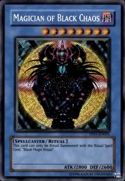 Magician Of Black Chaos - Secret Rare PP01-EN001 - MP - YuGiOh - Image 1
