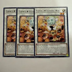 Cooky Yummy Way 3x (playset) JUSH-EN020 Rare 1st Ed NM (READY TO SHIP!) YuGiOh - Image 1