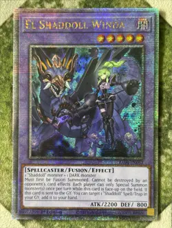 YuGiOh EL SHADDOLL WINDA Quarter Century Secret Rare RA04-EN052 - Image 2