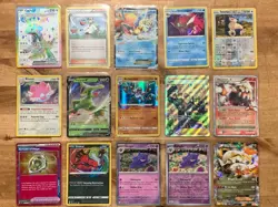 Pokemon TCG Mixed Holo Rare V EX Special Rare Card Lot Of 40 - Image 1