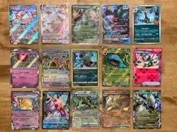 Pokemon TCG Mixed Holo Rare V EX Special Rare Card Lot Of 40 - Image 3