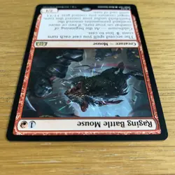 Raging Battle Mouse ~ Wilds of Eldraine [ NM ] [ Magic MTG ] Rare Card - Image 4