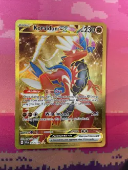Pokemon Card Koraidon 254/198 Scarlet & Violet Hyper Rare Near Mint - Image 1