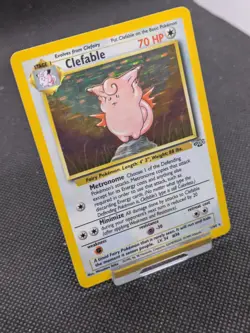 Clefable 1/64 Holo Jungle Set Pokemon Card WOTC LP/Played - Image 2
