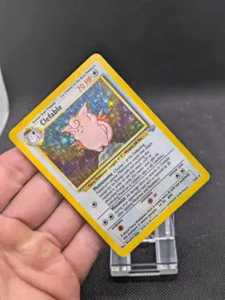 Clefable 1/64 Holo Jungle Set Pokemon Card WOTC LP/Played - Image 3