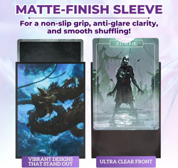 MTG Card Sleeves - 100 Count | Ultra-Durable Matte Art Card Sleeves for Intense - Image 3