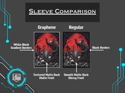 (Red/Black Necromancer) - 100Ct Matte TCG/MTG Art Card Sleeves by - Image 5