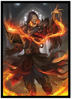 - Cinderbones - the Risen Flame - 100 Smooth Matte TCG Trading Card Sleeves - Fi - Image 1