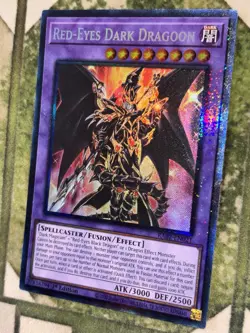 YuGiOh RED-EYES DARK DRAGOON Prismatic Collector’s Rare RA02-EN021 - Image 1